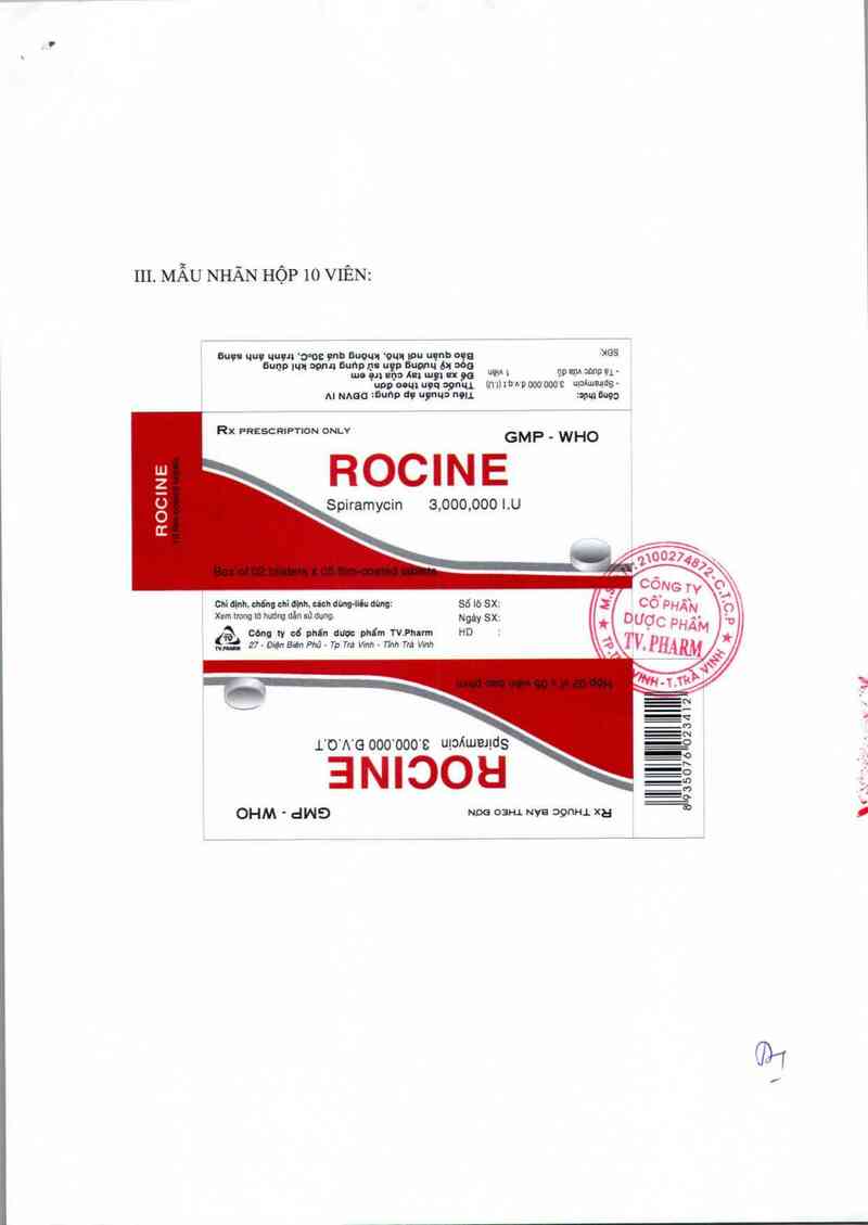 thông tin, cách dùng, giá thuốc Rocine - ảnh 2