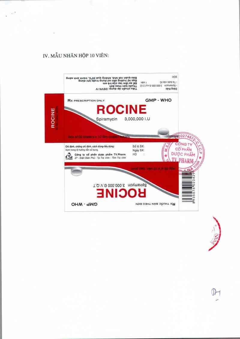 thông tin, cách dùng, giá thuốc Rocine - ảnh 3