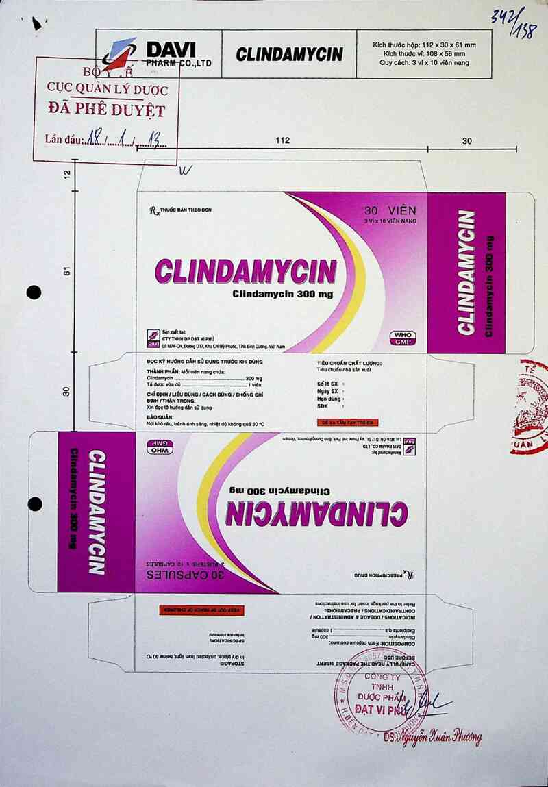 thông tin, cách dùng, giá thuốc Clindamycin - ảnh 0