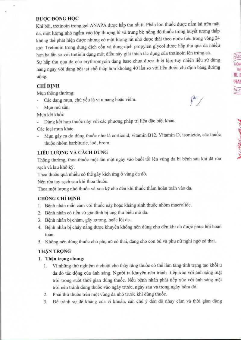 thông tin, cách dùng, giá thuốc Anapa - ảnh 3