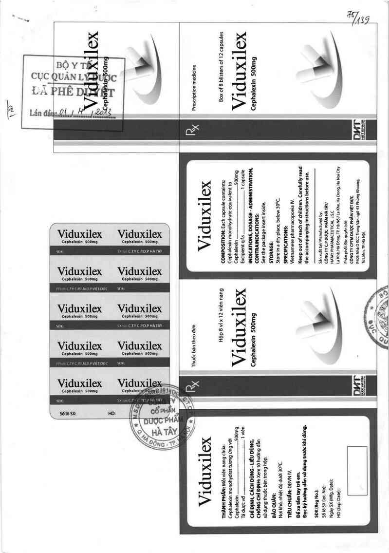 thông tin, cách dùng, giá thuốc Viduxilex - ảnh 0