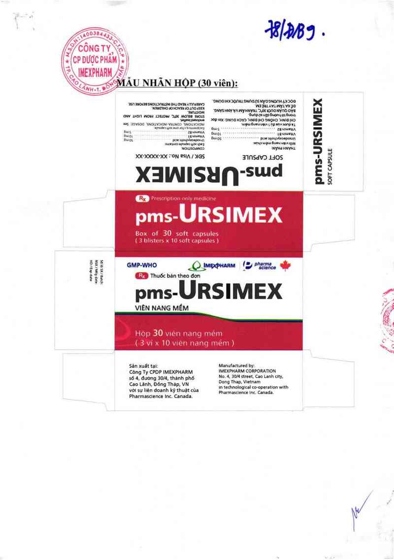 thông tin, cách dùng, giá thuốc pms - ursimex - ảnh 1