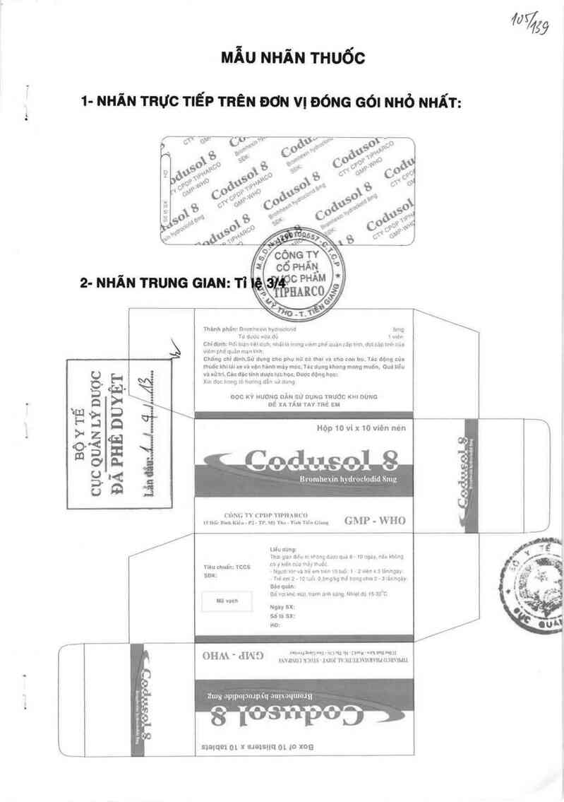 thông tin, cách dùng, giá thuốc Codusol 8 - ảnh 2