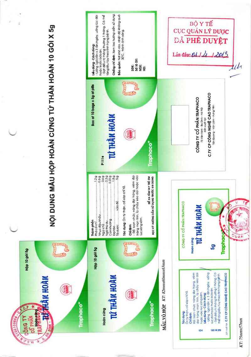thông tin, cách dùng, giá thuốc Tứ thần hoàn - ảnh 0