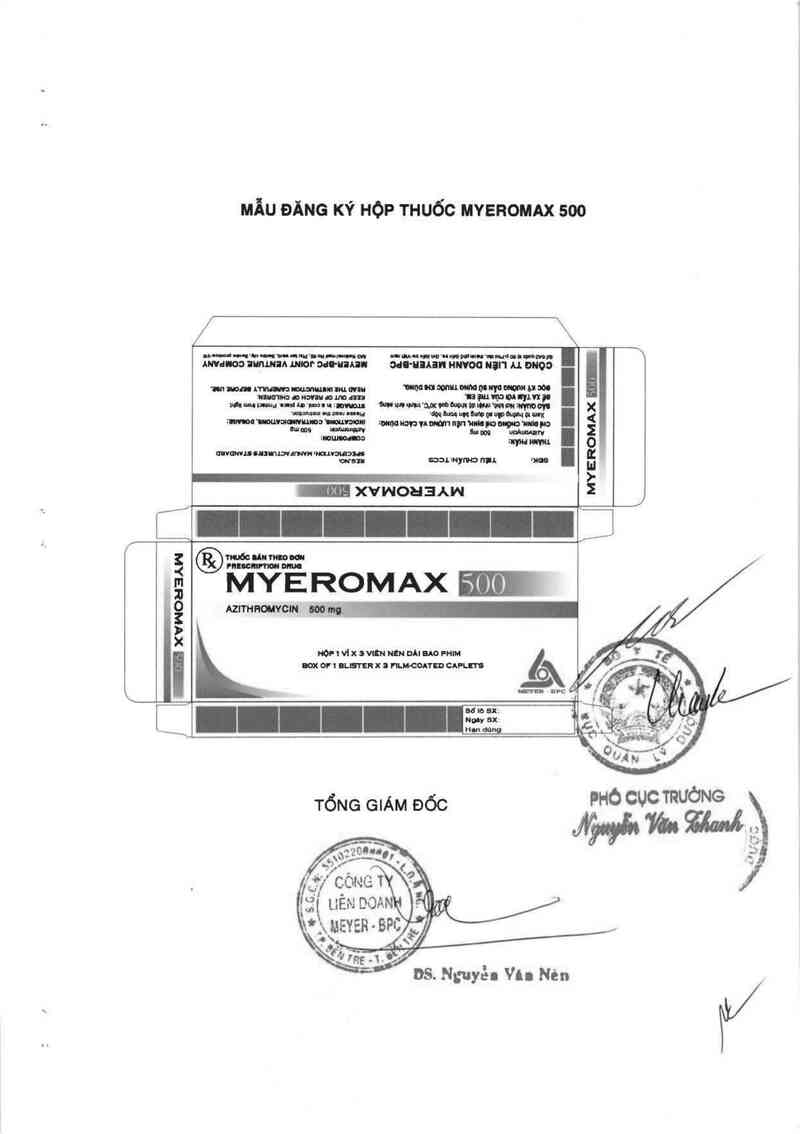 thông tin, cách dùng, giá thuốc Myeromax 500 - ảnh 3