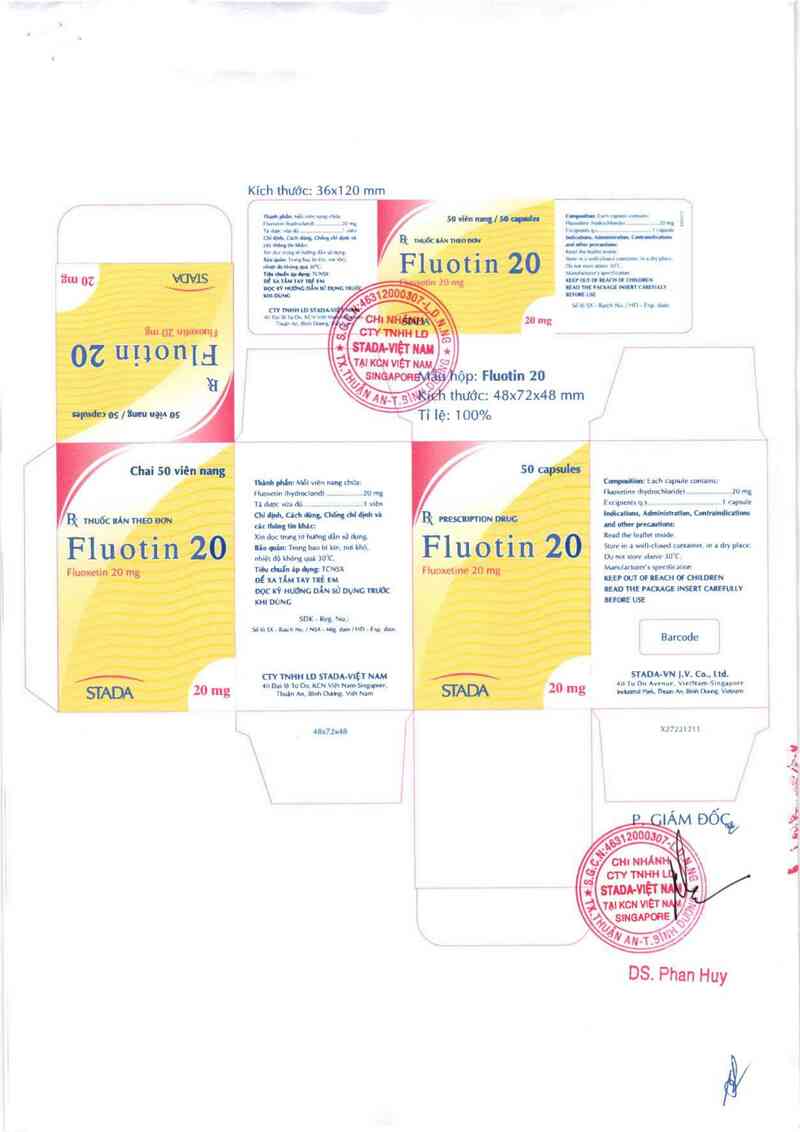 thông tin, cách dùng, giá thuốc Fluotin 20 - ảnh 3