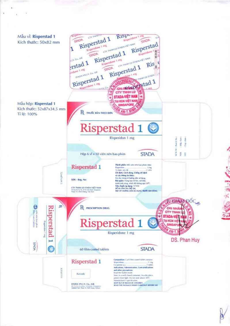 thông tin, cách dùng, giá thuốc Risperstad 1 - ảnh 2