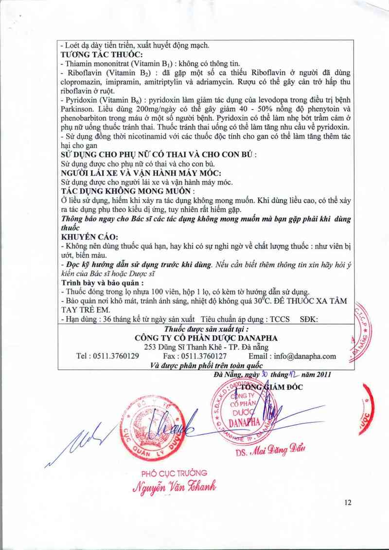 thông tin, cách dùng, giá thuốc B.Vitab - ảnh 3