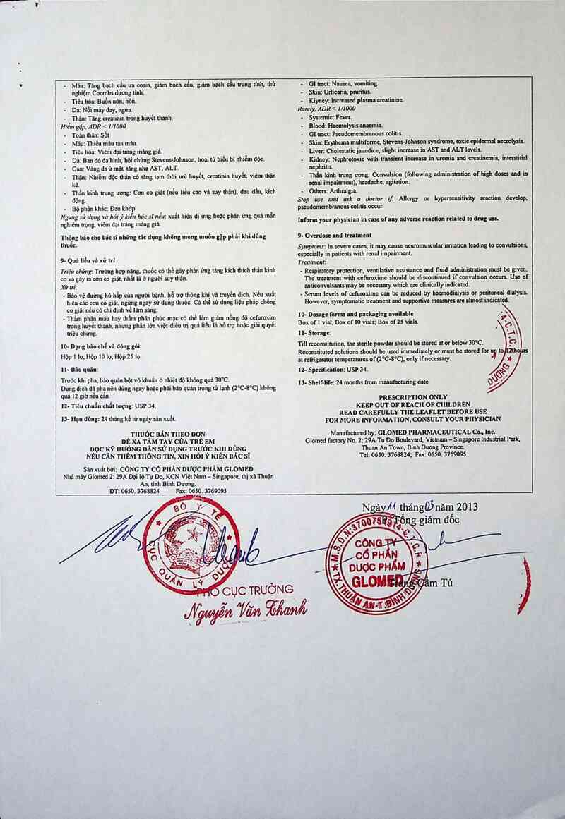 thông tin, cách dùng, giá thuốc Glanax 750 - ảnh 6