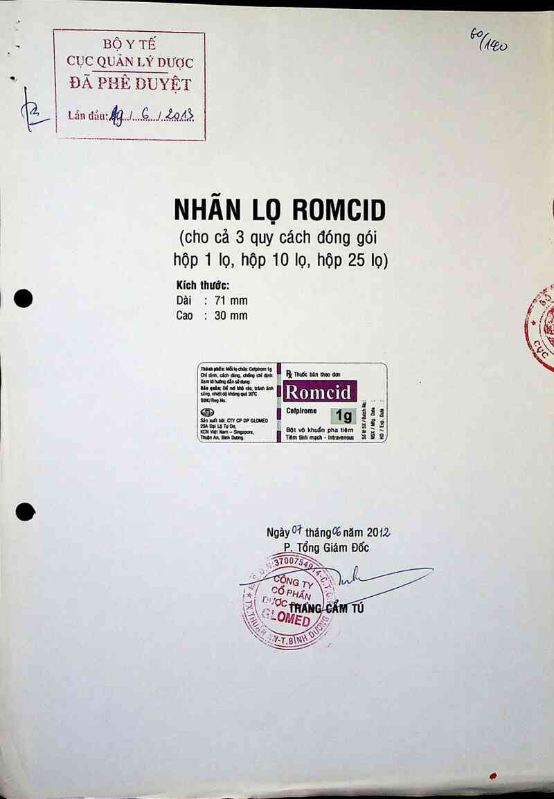 thông tin, cách dùng, giá thuốc Romcid - ảnh 0
