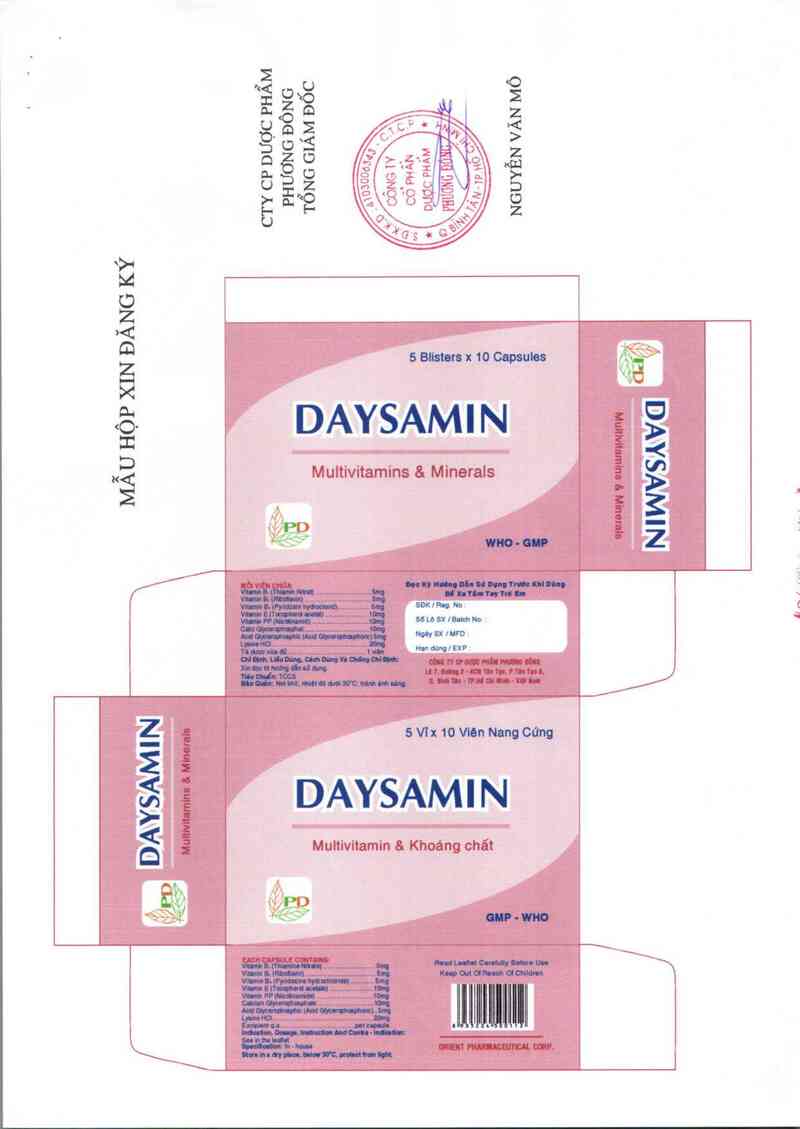 thông tin, cách dùng, giá thuốc Daysamin - ảnh 4