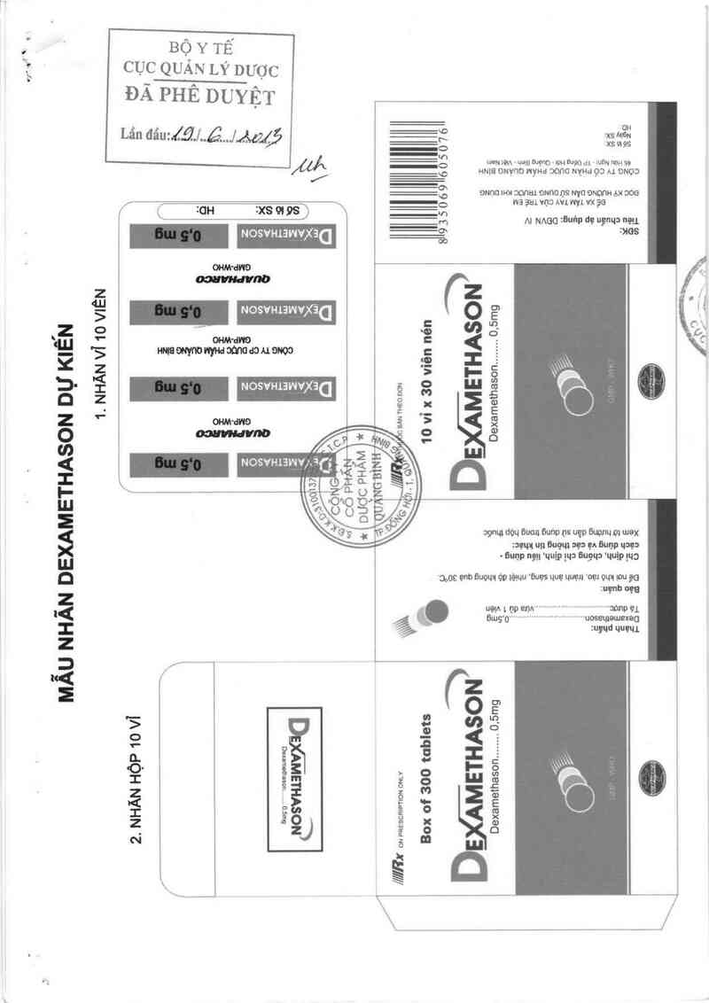 thông tin, cách dùng, giá thuốc Dexamethason - ảnh 0