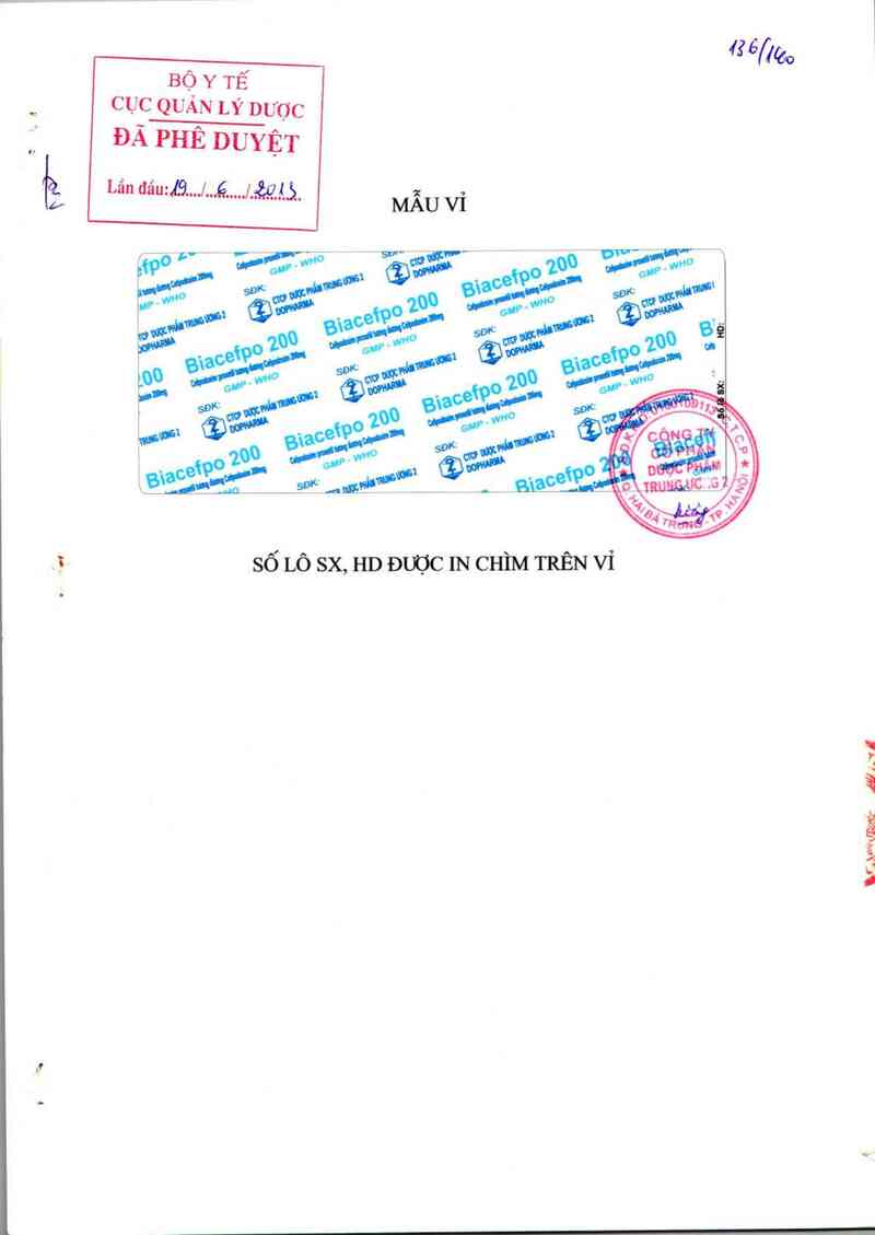 thông tin, cách dùng, giá thuốc Biacefpo 200 - ảnh 0