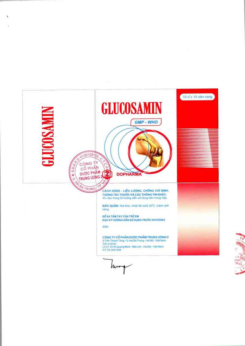 thông tin, cách dùng, giá thuốc Glucosamin - ảnh 2