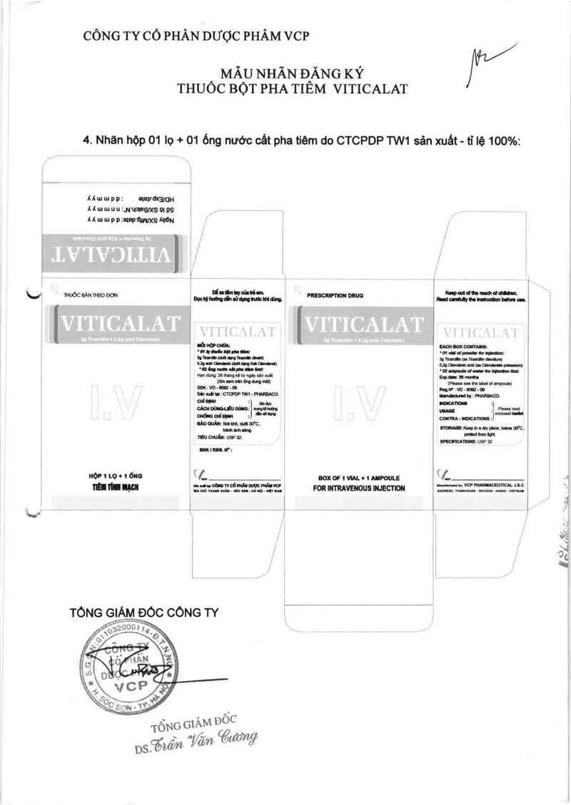 thông tin, cách dùng, giá thuốc Viticalat - ảnh 2