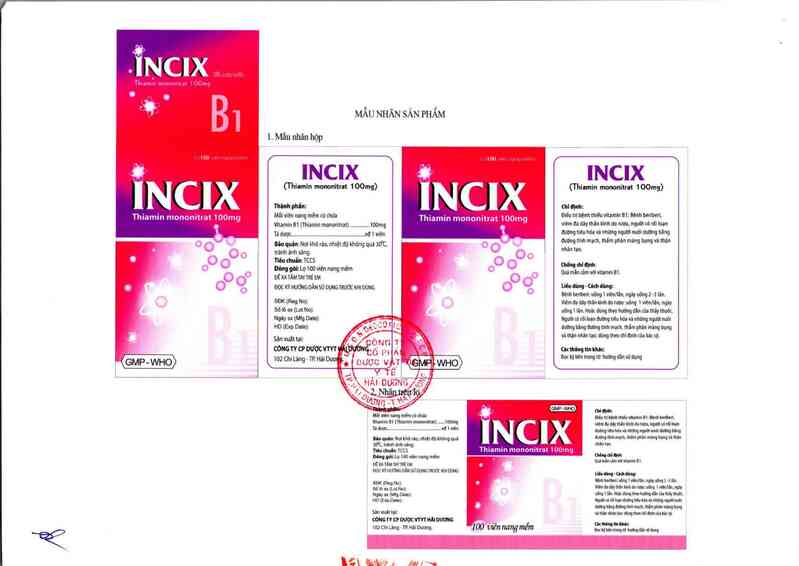 thông tin, cách dùng, giá thuốc Incix - ảnh 4