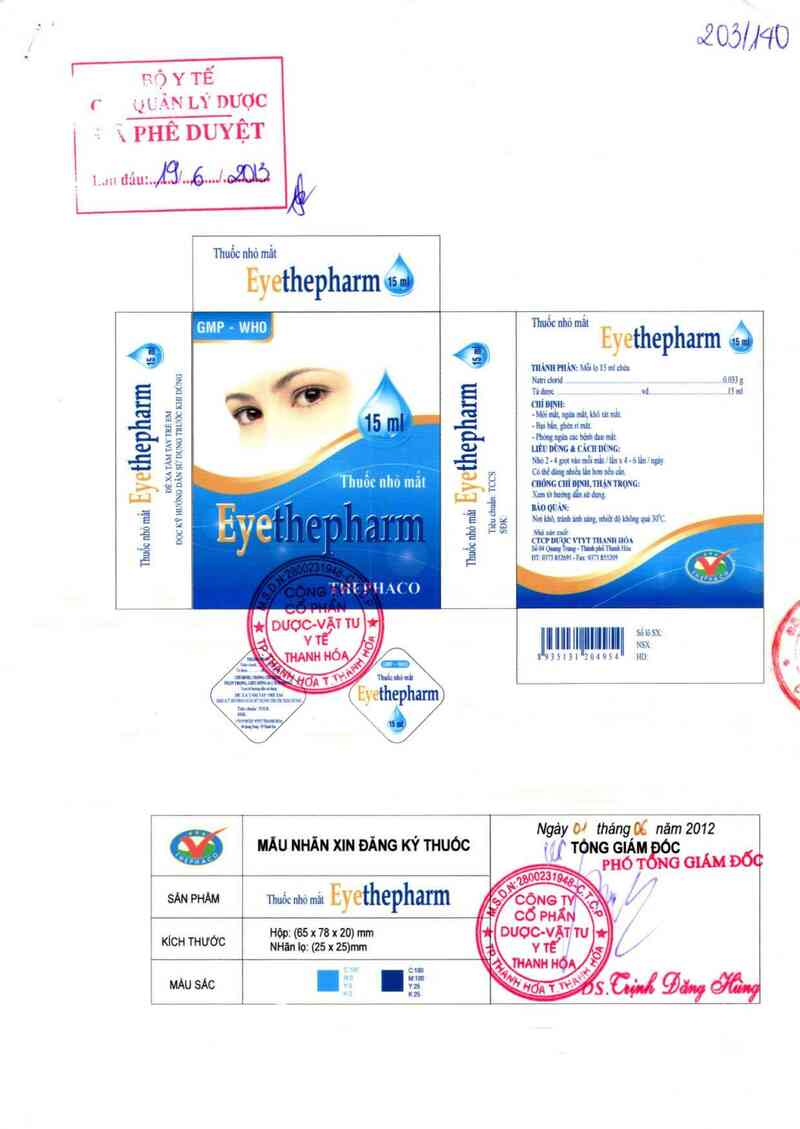 thông tin, cách dùng, giá thuốc Eyethepharm - ảnh 0