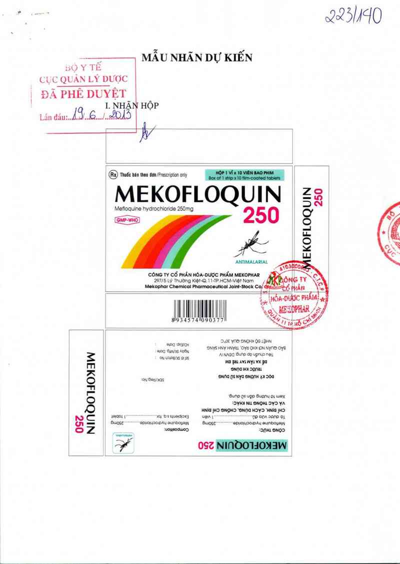 thông tin, cách dùng, giá thuốc Mekofloquin 250 - ảnh 0