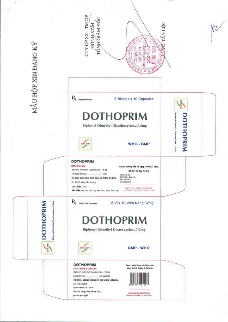 thông tin, cách dùng, giá thuốc Dothoprim 7,5 mg - ảnh 2
