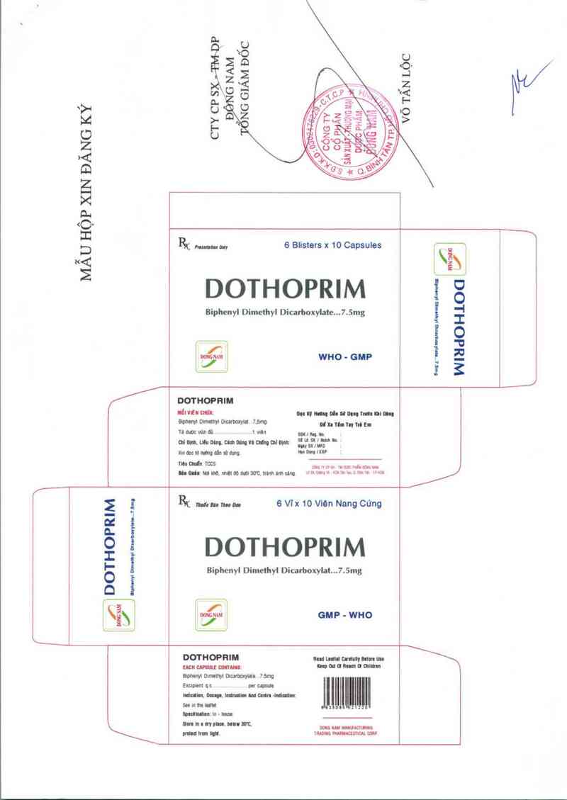 thông tin, cách dùng, giá thuốc Dothoprim 7,5 mg - ảnh 3