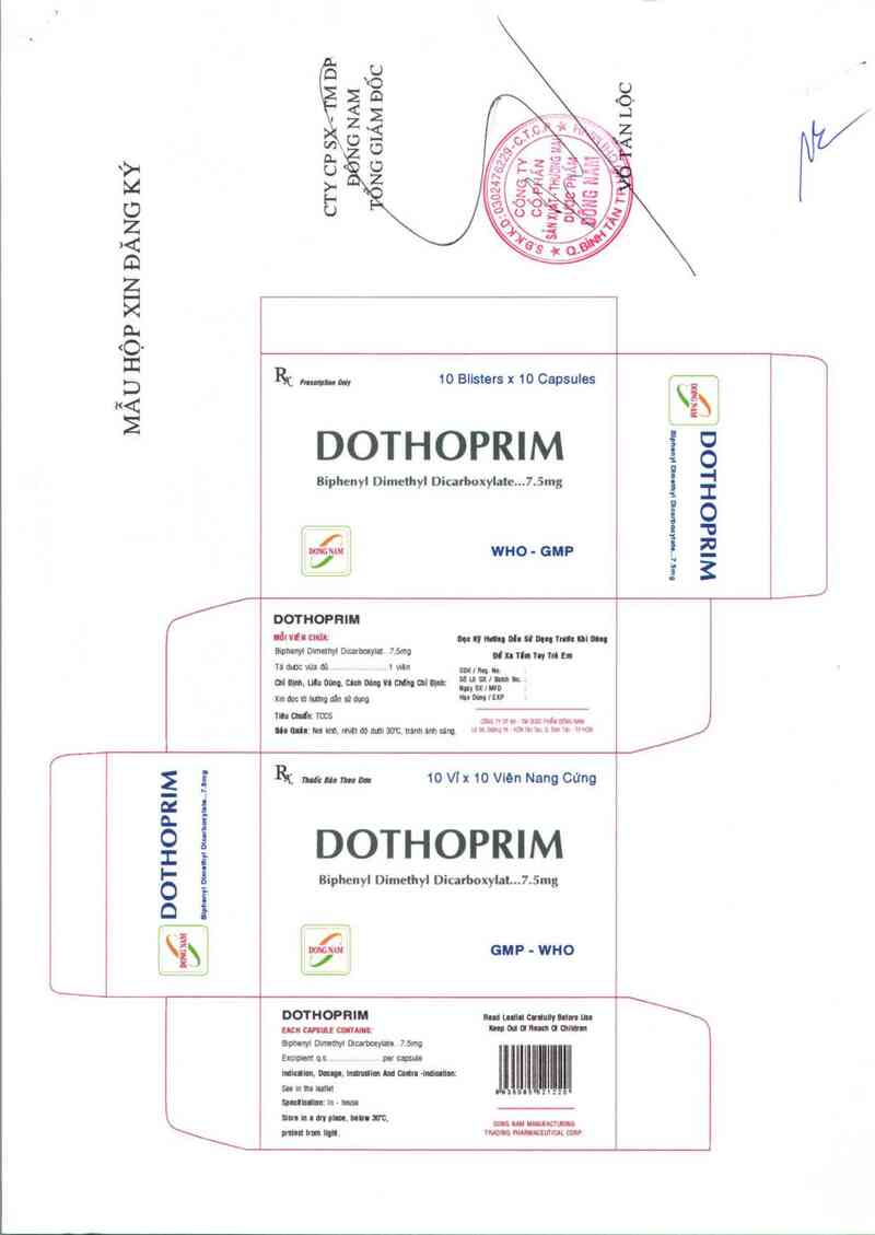 thông tin, cách dùng, giá thuốc Dothoprim 7,5 mg - ảnh 4