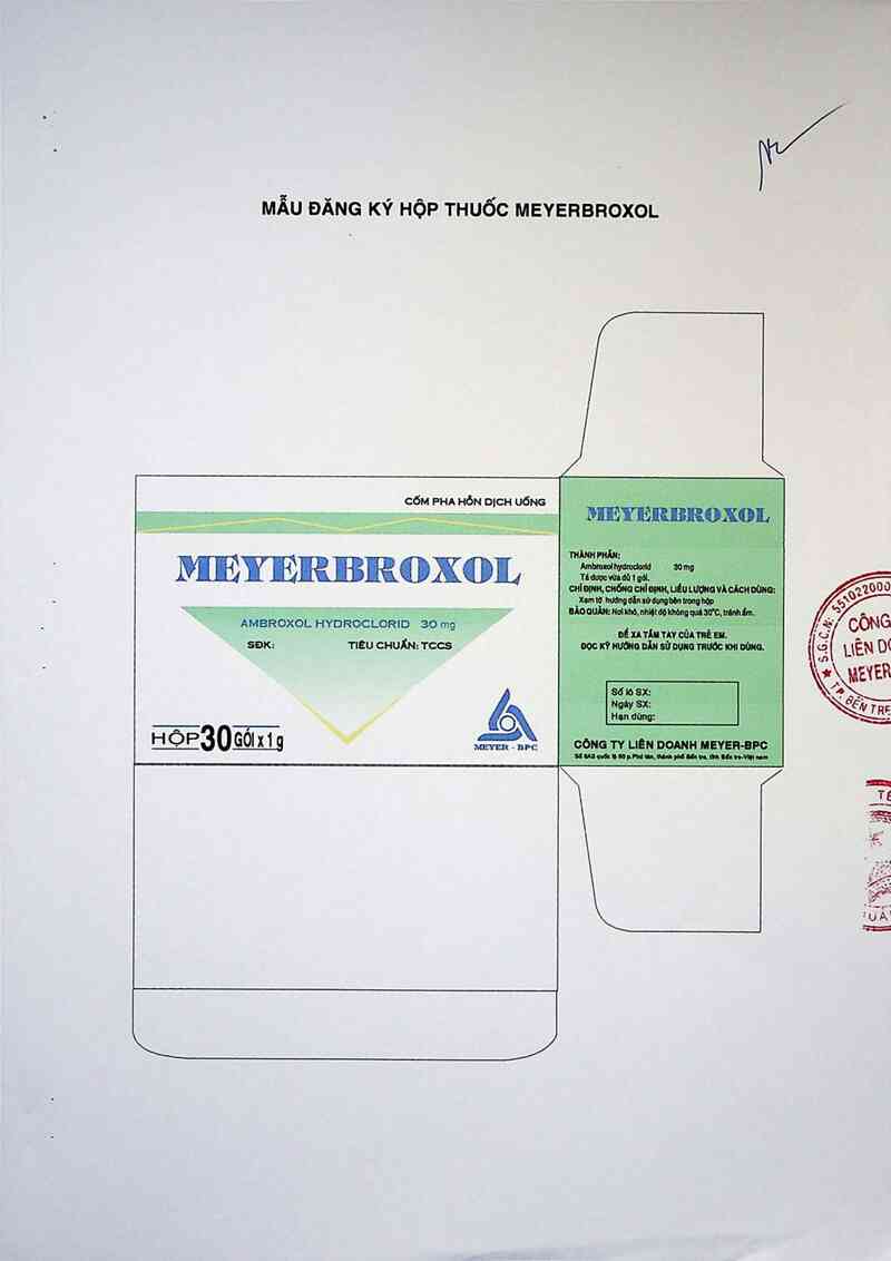 thông tin, cách dùng, giá thuốc Meyerbroxol - ảnh 2