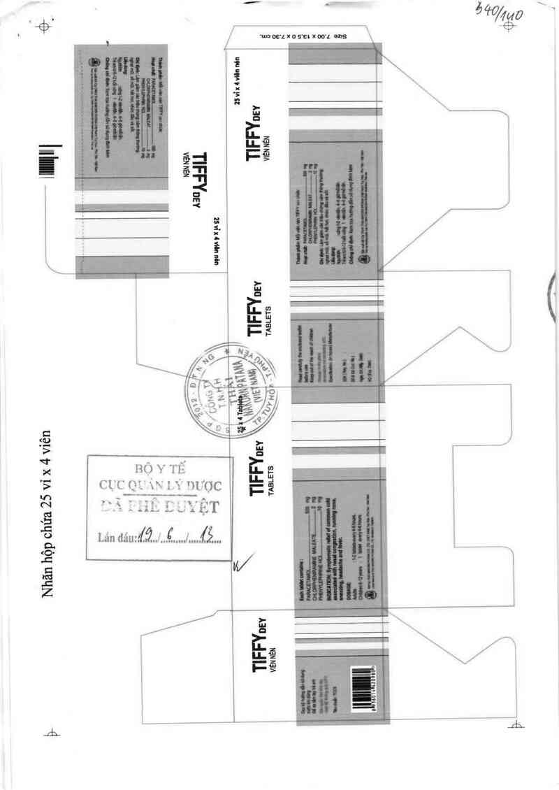 thông tin, cách dùng, giá thuốc Tiffy dey - ảnh 0