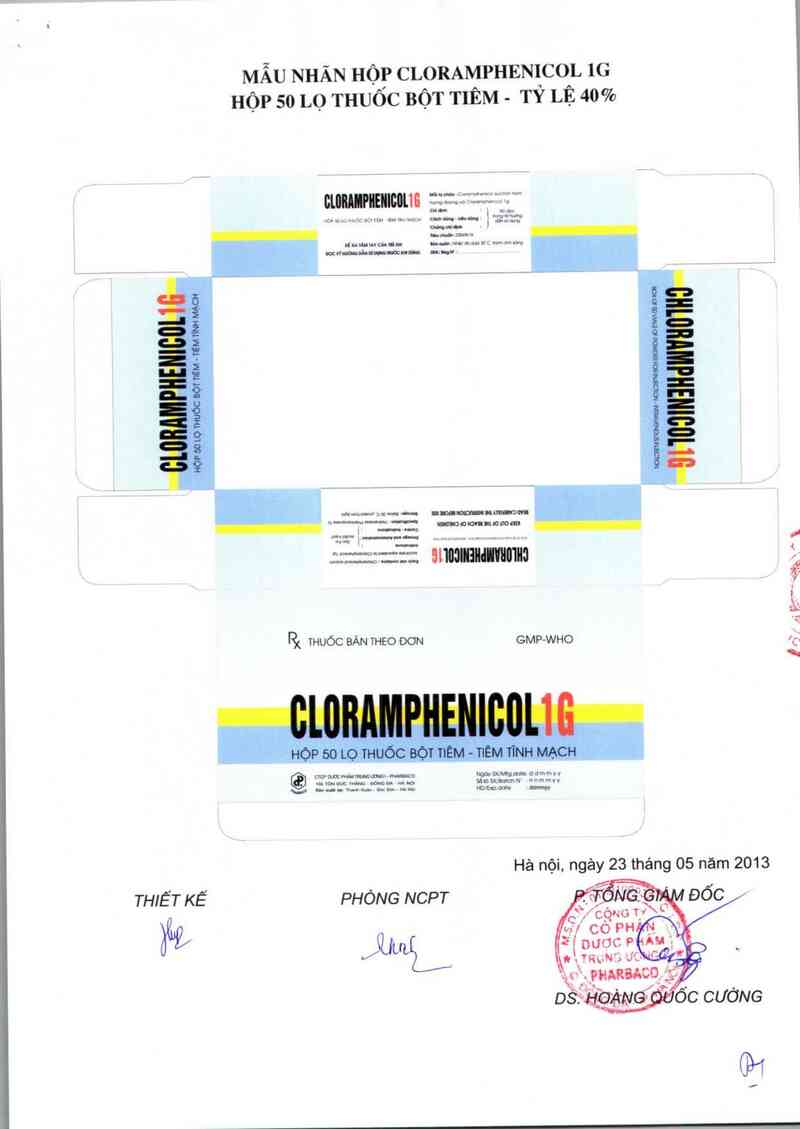 thông tin, cách dùng, giá thuốc Cloramphenicol 1g - ảnh 2