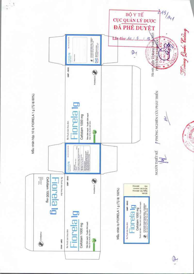 thông tin, cách dùng, giá thuốc Fiorela 1g - ảnh 0