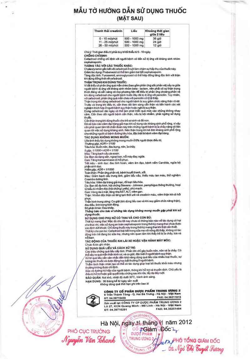 thông tin, cách dùng, giá thuốc Xamdemil 500 - ảnh 5
