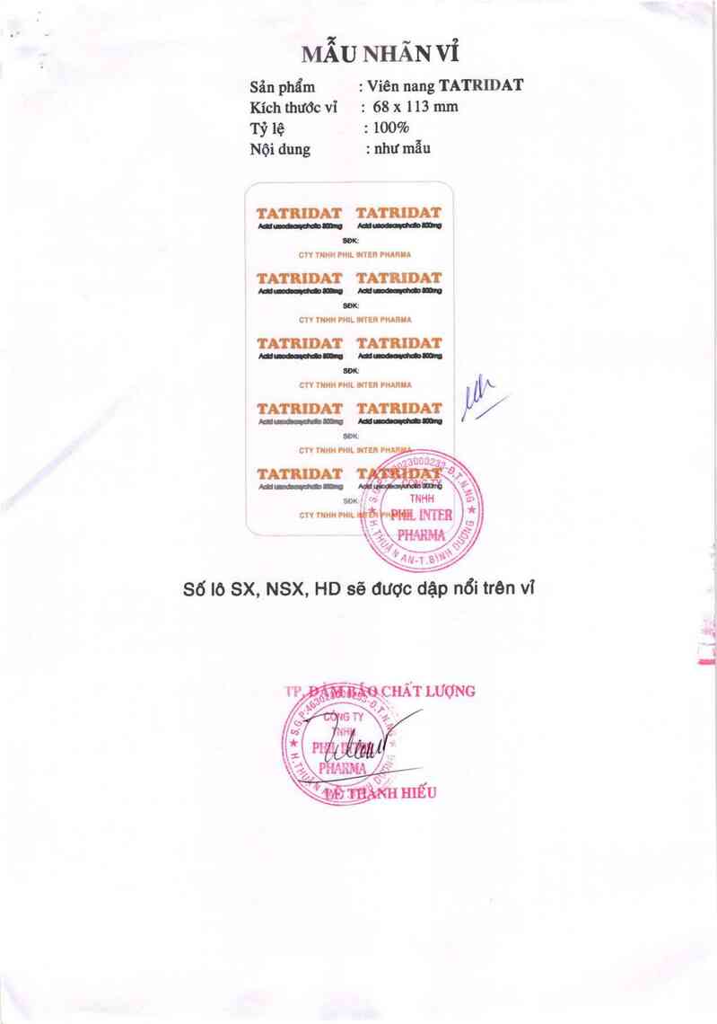 thông tin, cách dùng, giá thuốc Tatridat - ảnh 2