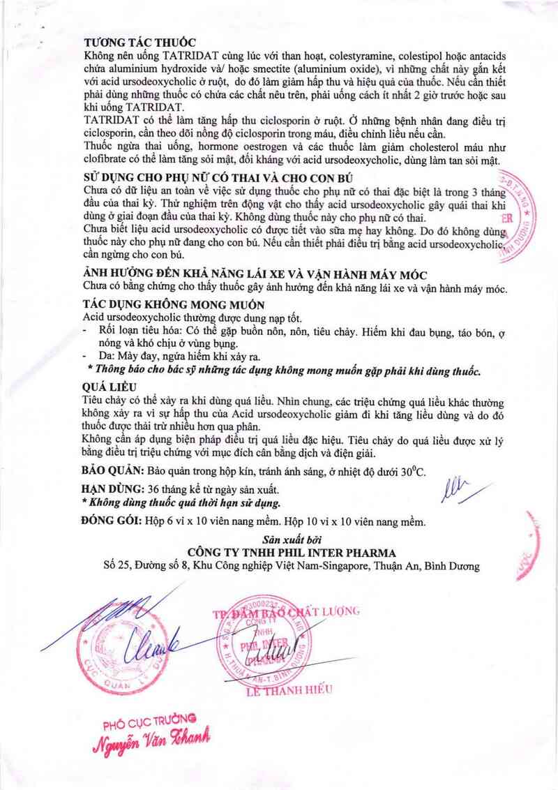 thông tin, cách dùng, giá thuốc Tatridat - ảnh 4