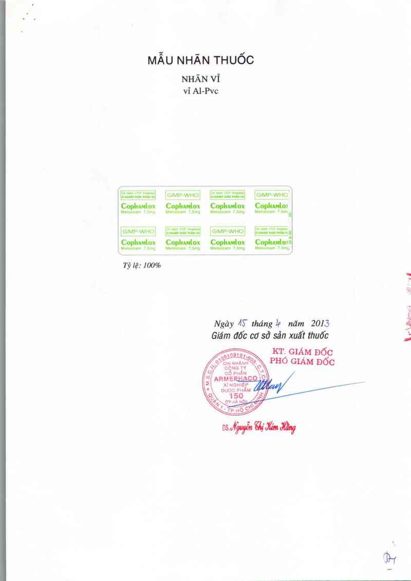 thông tin, cách dùng, giá thuốc Cophamlox - ảnh 5