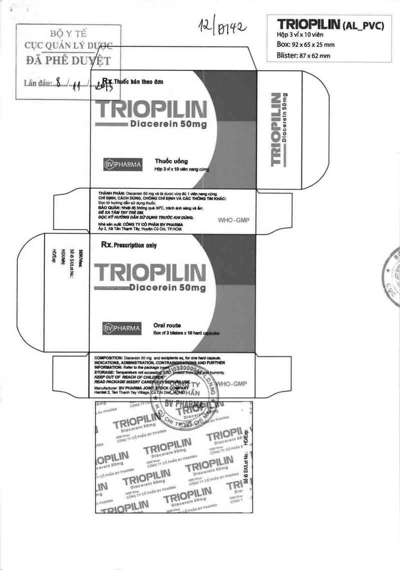 thông tin, cách dùng, giá thuốc Triopilin - ảnh 0