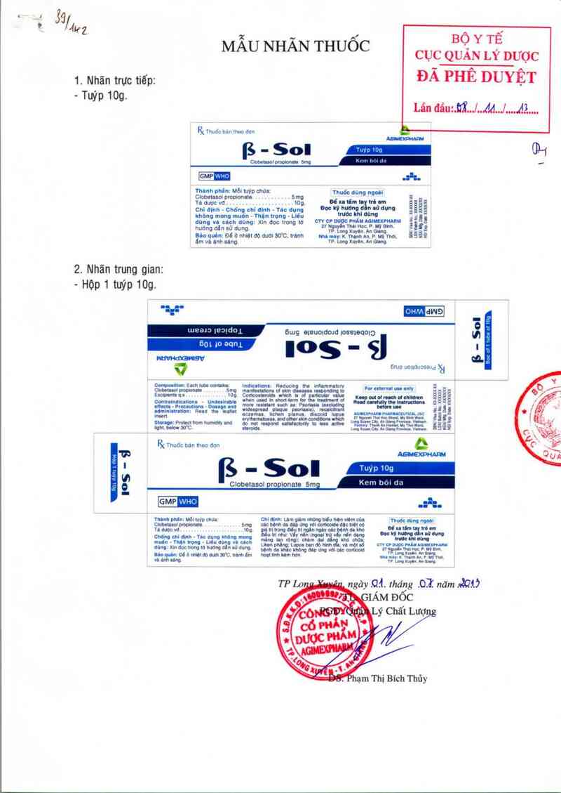 thông tin, cách dùng, giá thuốc B- Sol - ảnh 0
