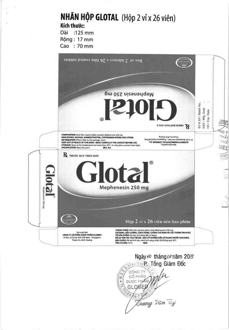 thông tin, cách dùng, giá thuốc Glotal - ảnh 2