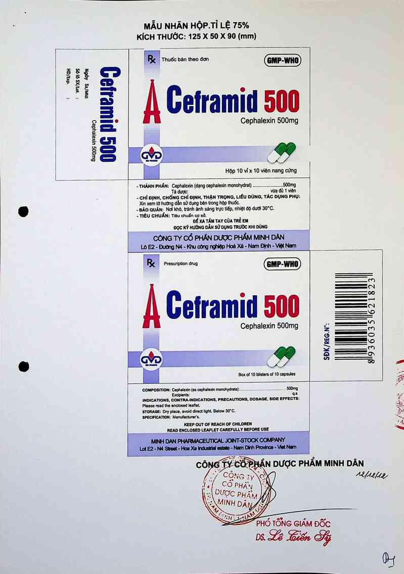 thông tin, cách dùng, giá thuốc Ceframid 500 - ảnh 2