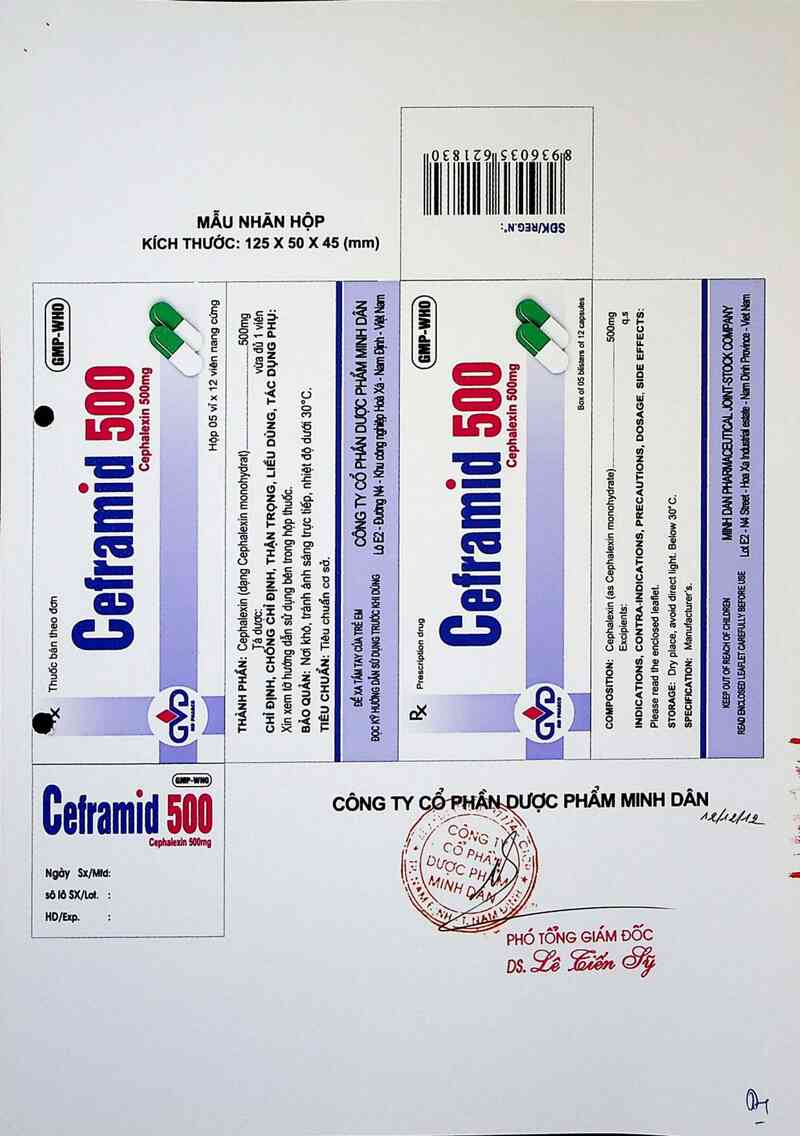 thông tin, cách dùng, giá thuốc Ceframid 500 - ảnh 3