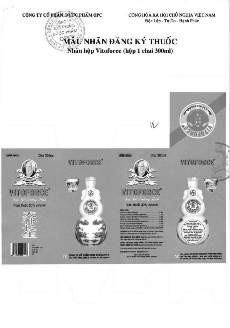 thông tin, cách dùng, giá thuốc Vitoforce - ảnh 1