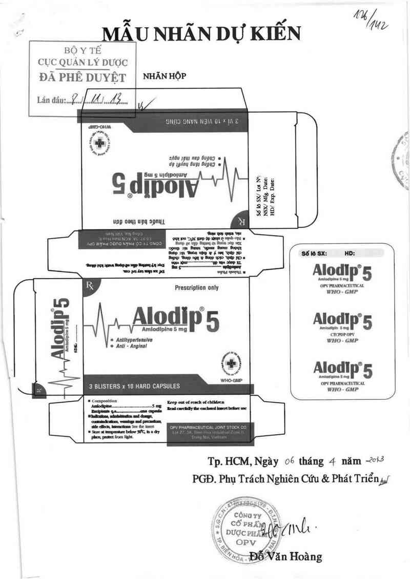 thông tin, cách dùng, giá thuốc Alodip 5 - ảnh 0