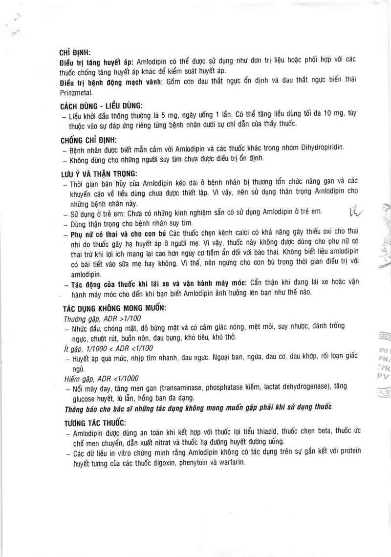 thông tin, cách dùng, giá thuốc Alodip 5 - ảnh 3