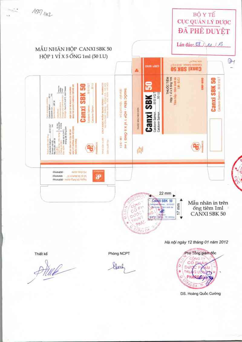 thông tin, cách dùng, giá thuốc Canxi SBK 50 - ảnh 0