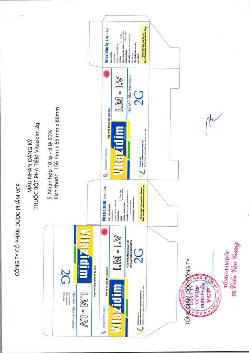 thông tin, cách dùng, giá thuốc Vitazidim 2g - ảnh 3