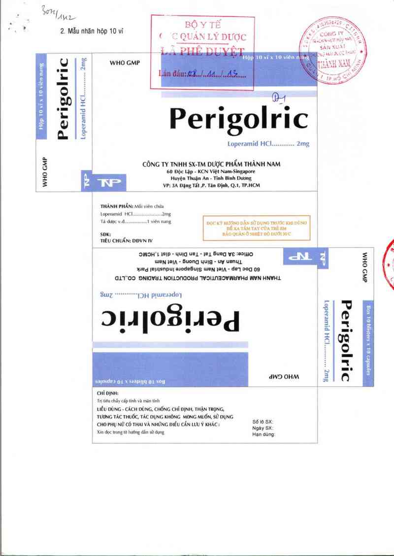 thông tin, cách dùng, giá thuốc Perigolric - ảnh 0