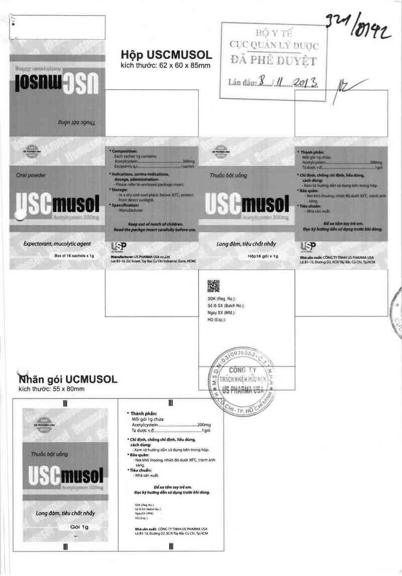 thông tin, cách dùng, giá thuốc Uscmusol - ảnh 0