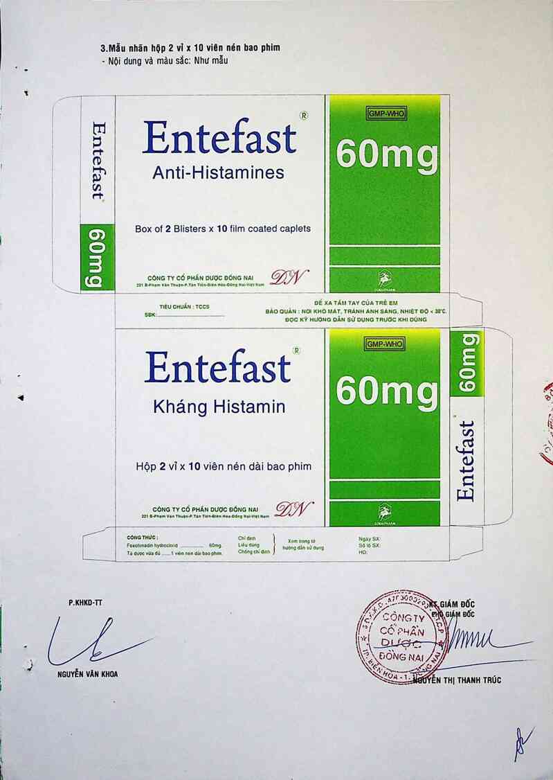thông tin, cách dùng, giá thuốc Entefast 60 mg - ảnh 2
