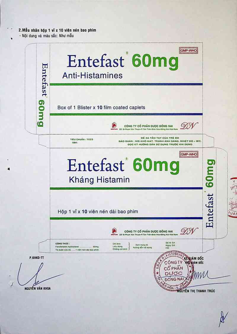 thông tin, cách dùng, giá thuốc Entefast 60 mg - ảnh 3