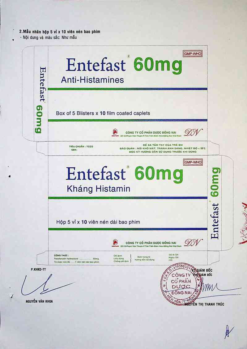 thông tin, cách dùng, giá thuốc Entefast 60 mg - ảnh 4