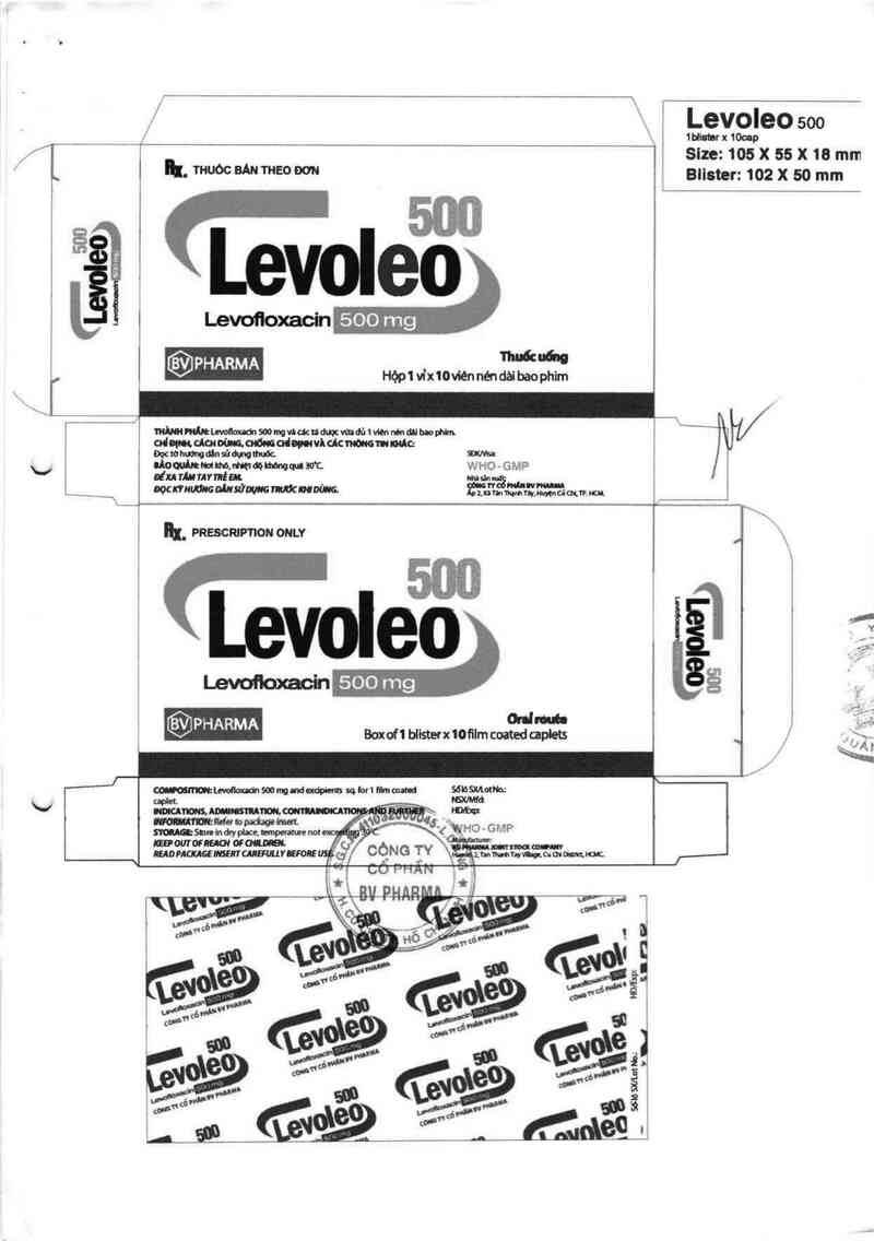 thông tin, cách dùng, giá thuốc Levoleo 500 - ảnh 1