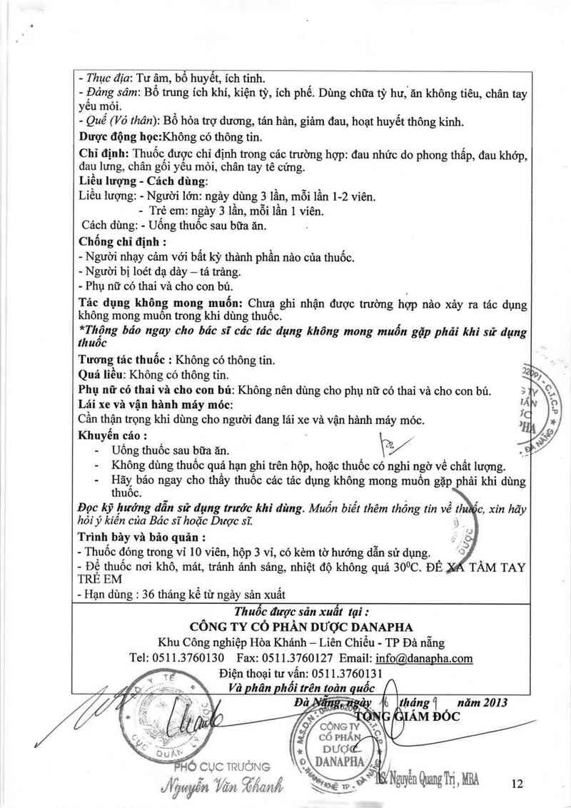 thông tin, cách dùng, giá thuốc Revmaton - ảnh 2